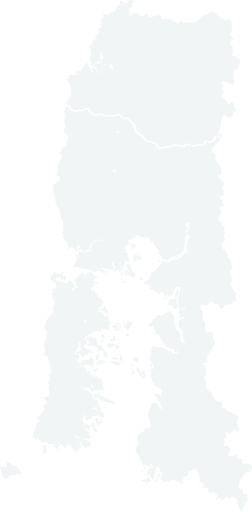 Región de Los Ríos y Región de Los Lagos