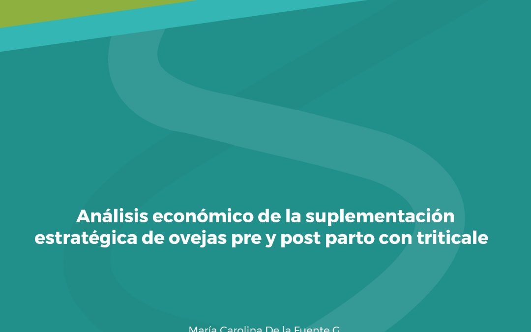 AnÔlisis económico de la suplementación estratégica de ovejas pre y post parto con triticale