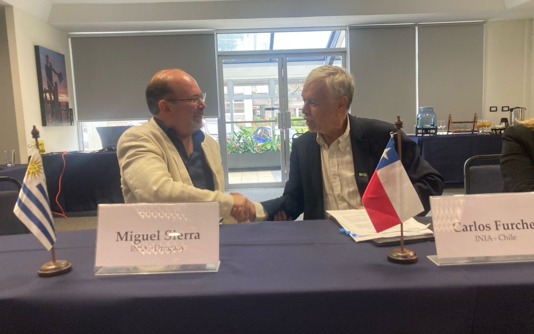 INIA Chile firma convenio con INIA Uruguay en el marco de  importante encuentro de cooperación internacional agrícola