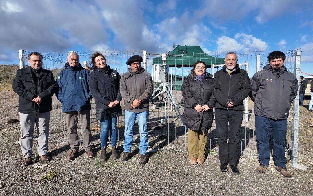 Director Nacional del INIA visita Magallanes y encabeza inauguración de estación agrometeorológica en Porvenir