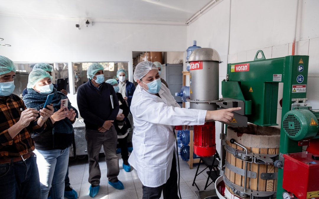 INIA impulsa asociatividad hortícola con puesta en marcha de equipos de pasteurización y envasado en El Monte