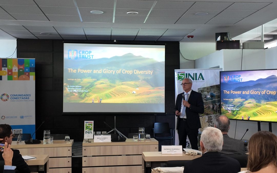 “Necesitamos campeones como Chile”: Crop Trust e INIA fortalecen cooperación para avanzar en la conservación de recursos genéticos en América Latina