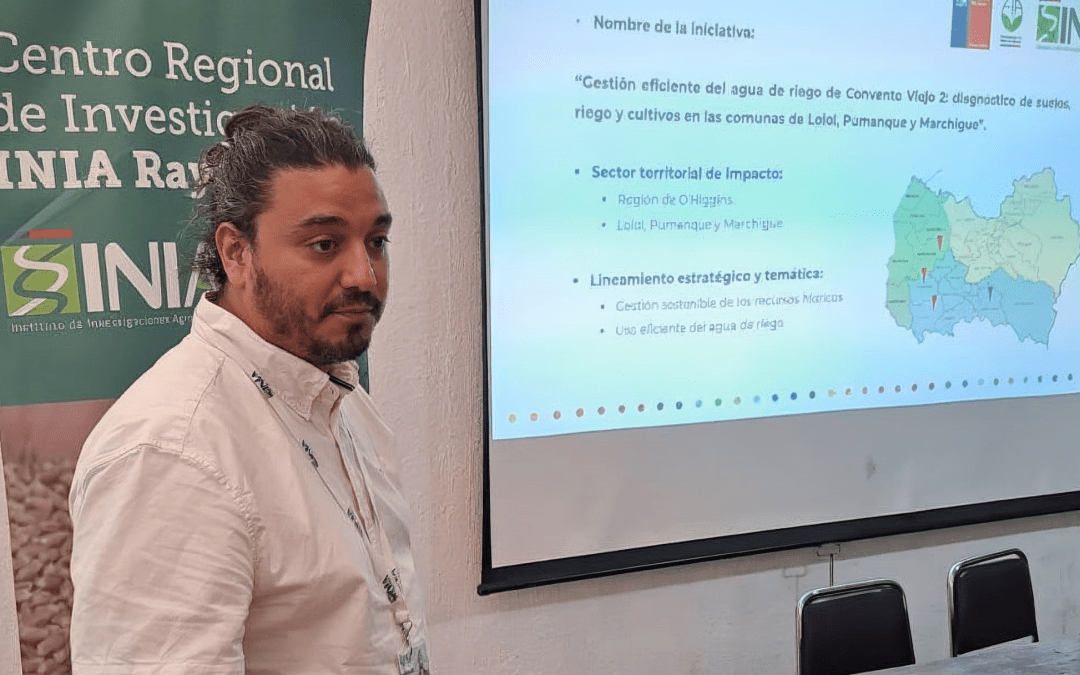 ¿Frutales en el Secano?: INIA  impulsa riego desde Convento Viejo