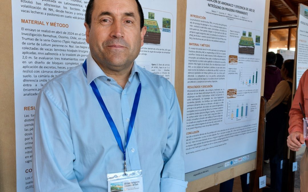 Investigador de INIA Remehue presentó trabajos científicos en congreso realizado en Argentina