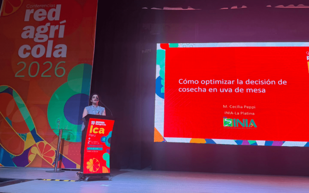 Investigadora de INIA La Platina abordó los desafíos de la cosecha de uva de mesa en encuentro de Red Agrícola en Perú