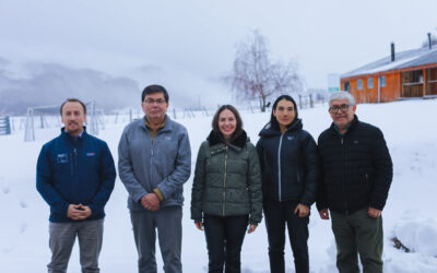 Reunión de trabajo Participantes de al reunión sostenida en INIA Tamel Aike, Coyhaique, Región de Aysén.