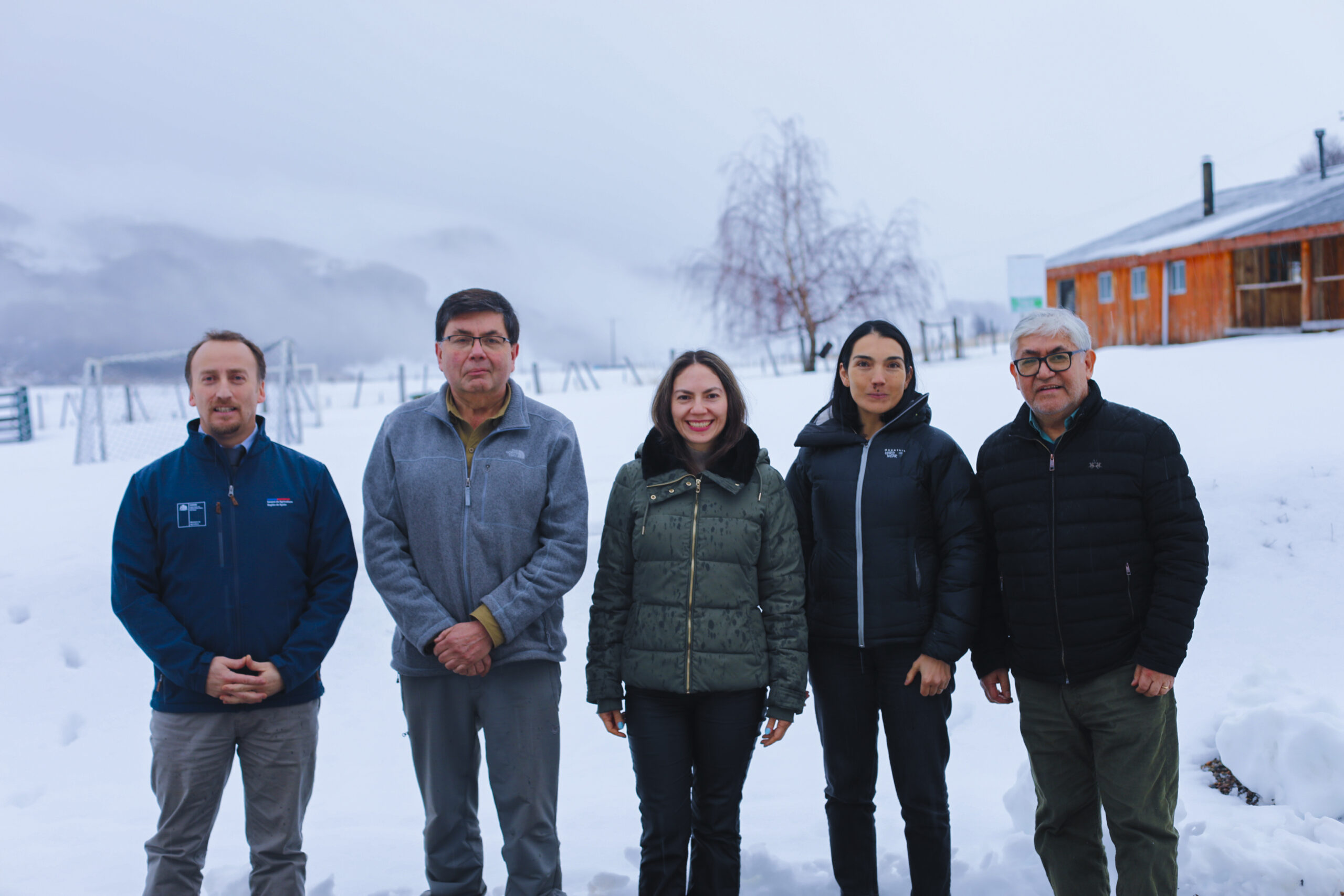 Reunión de trabajo Participantes de al reunión sostenida en INIA Tamel Aike, Coyhaique, Región de Aysén.