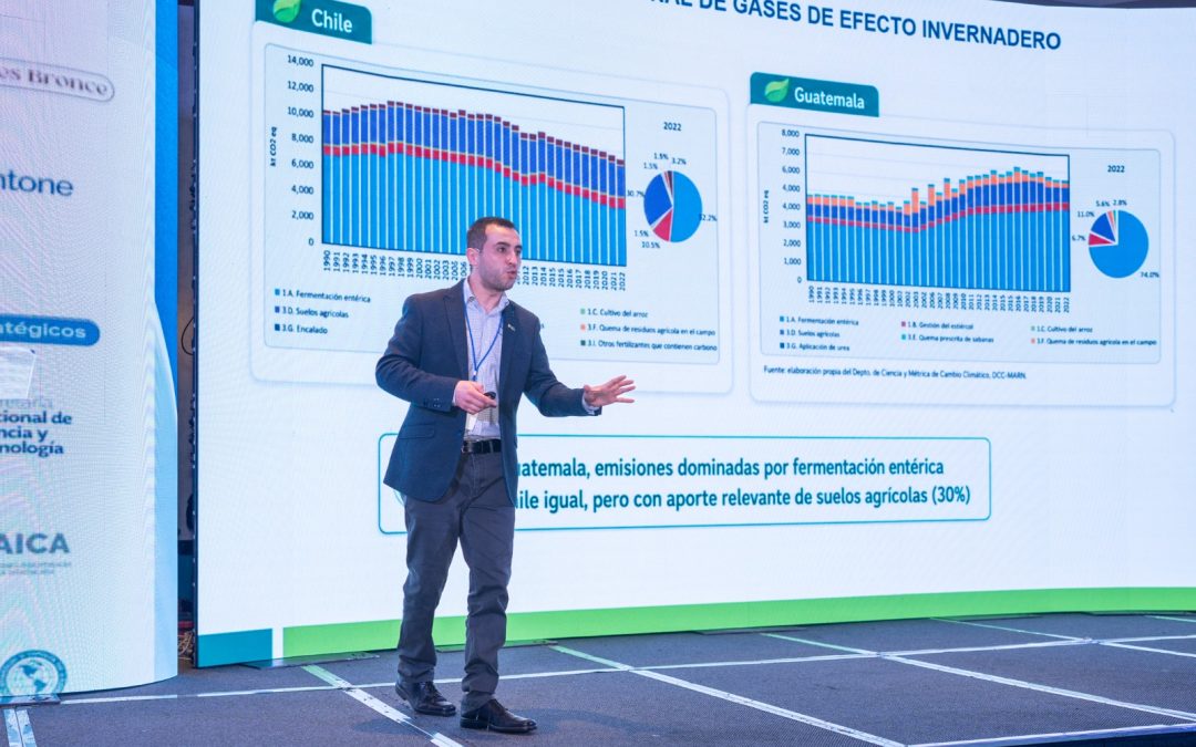Investigador chileno de INIA expuso en Guatemala avances de la industria lechera nacional en sostenibilidad