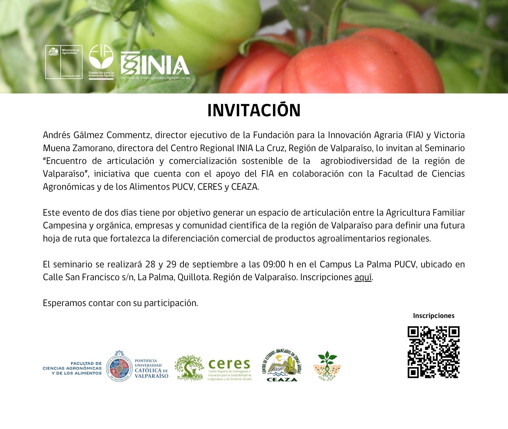 Invitación seminario 28 y 29 sept